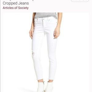 Articles of society skinny crop size 25 NWT